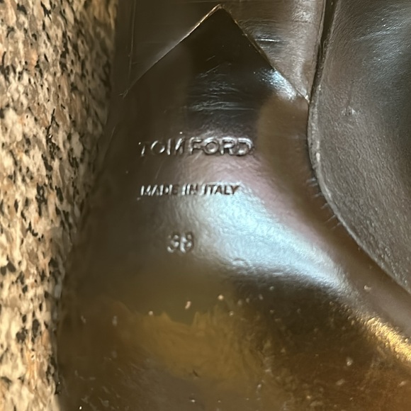Tom Ford Black Boots EU 38 - Picture 9 of 16